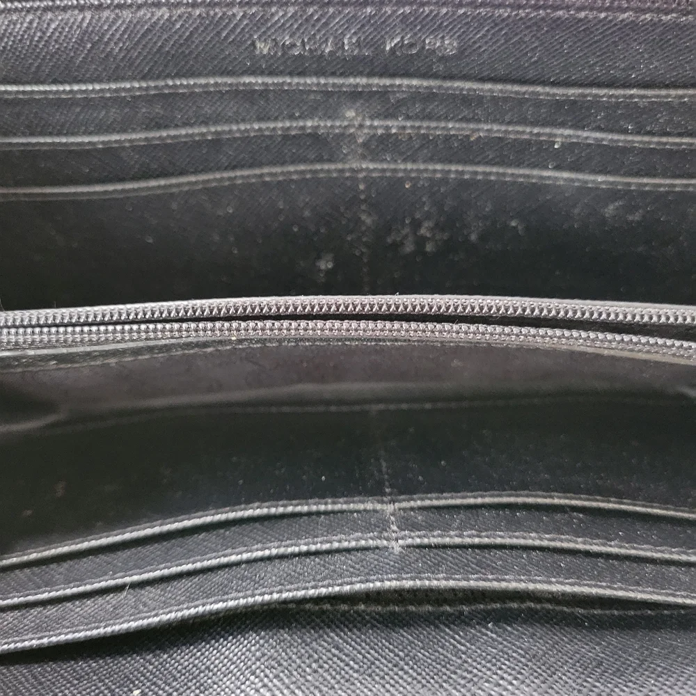 Michael Kors Mk logo zip around women's wallet